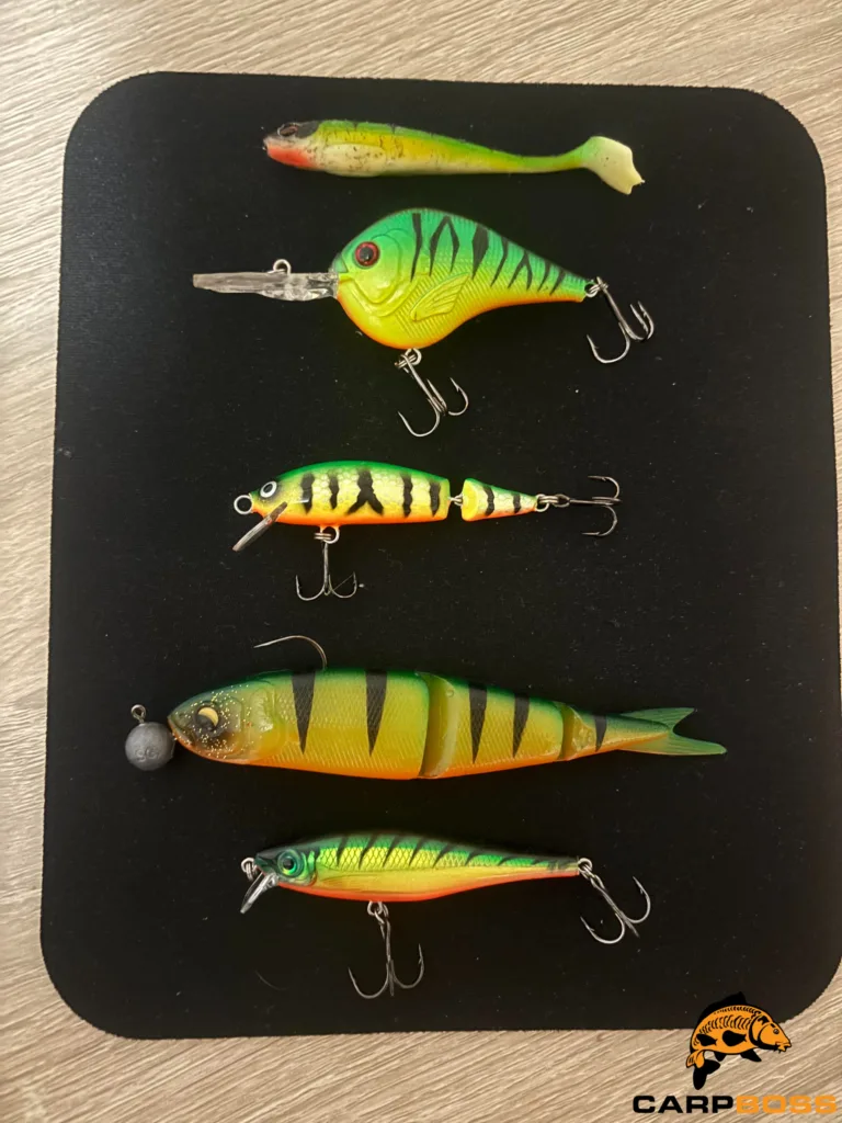 fire-tiger-lure-color-different-lure-types